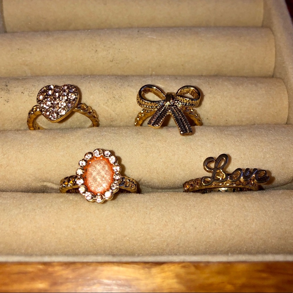 Gold Ring Set - Picture 3 of 3